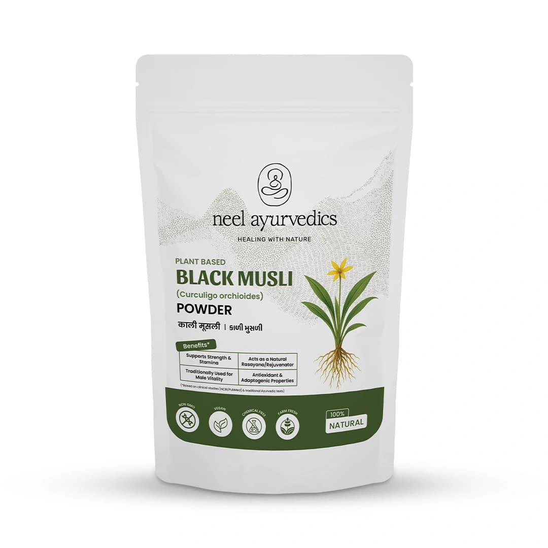 Neel Ayurvedics Musli Nera / Kali Musli in polvere - 100 GM