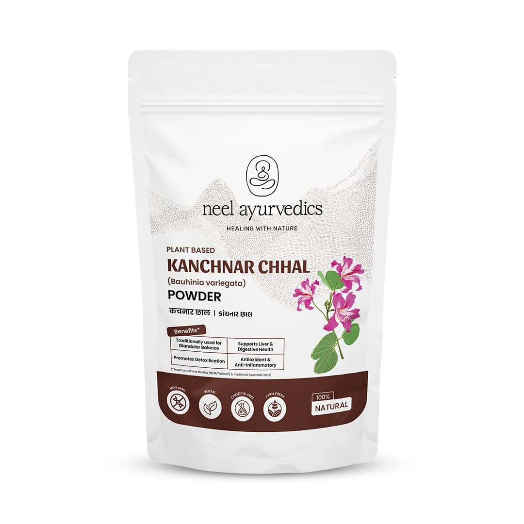 Neel Ayurvedics Corteccia di Kachnar / Bauhinia variegata in polvere - Supporto digestivo - 100 GM