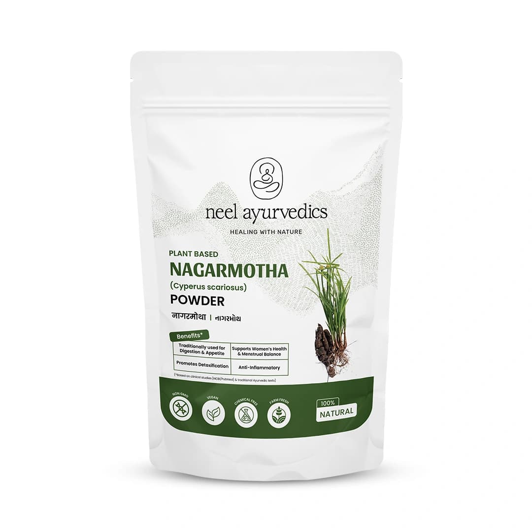 Neel Ayurvedics Nagarmotha / Cyperus scariosus in polvere - 100 GM