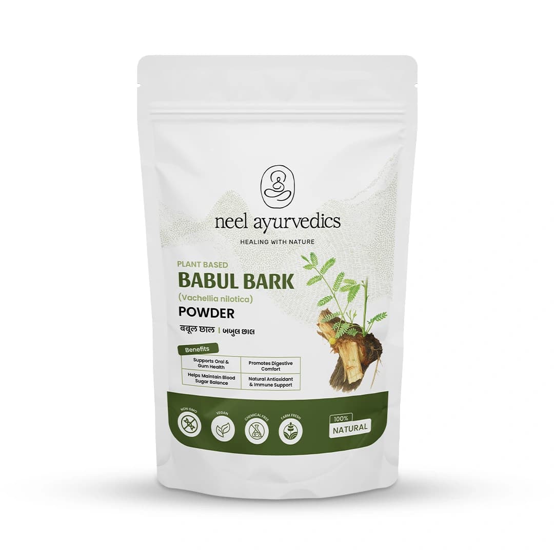 Neel Ayurvedics Babul Chhal / Baval Chhal (Vachellia nilotica) in polvere - 100 GM