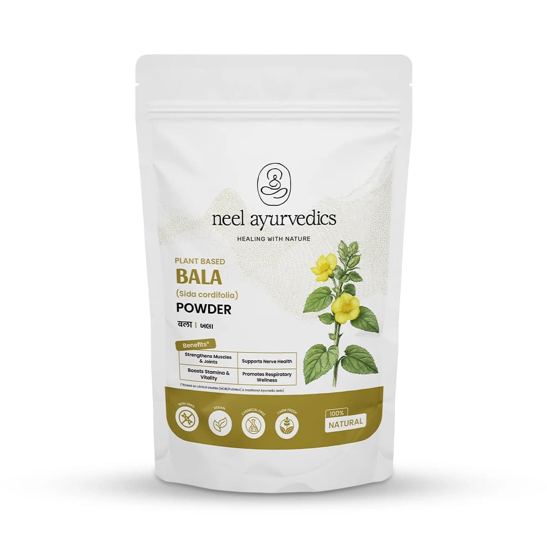 Neel Ayurvedics Bala in polvere - Ottimo per i muscoli - 250 GM