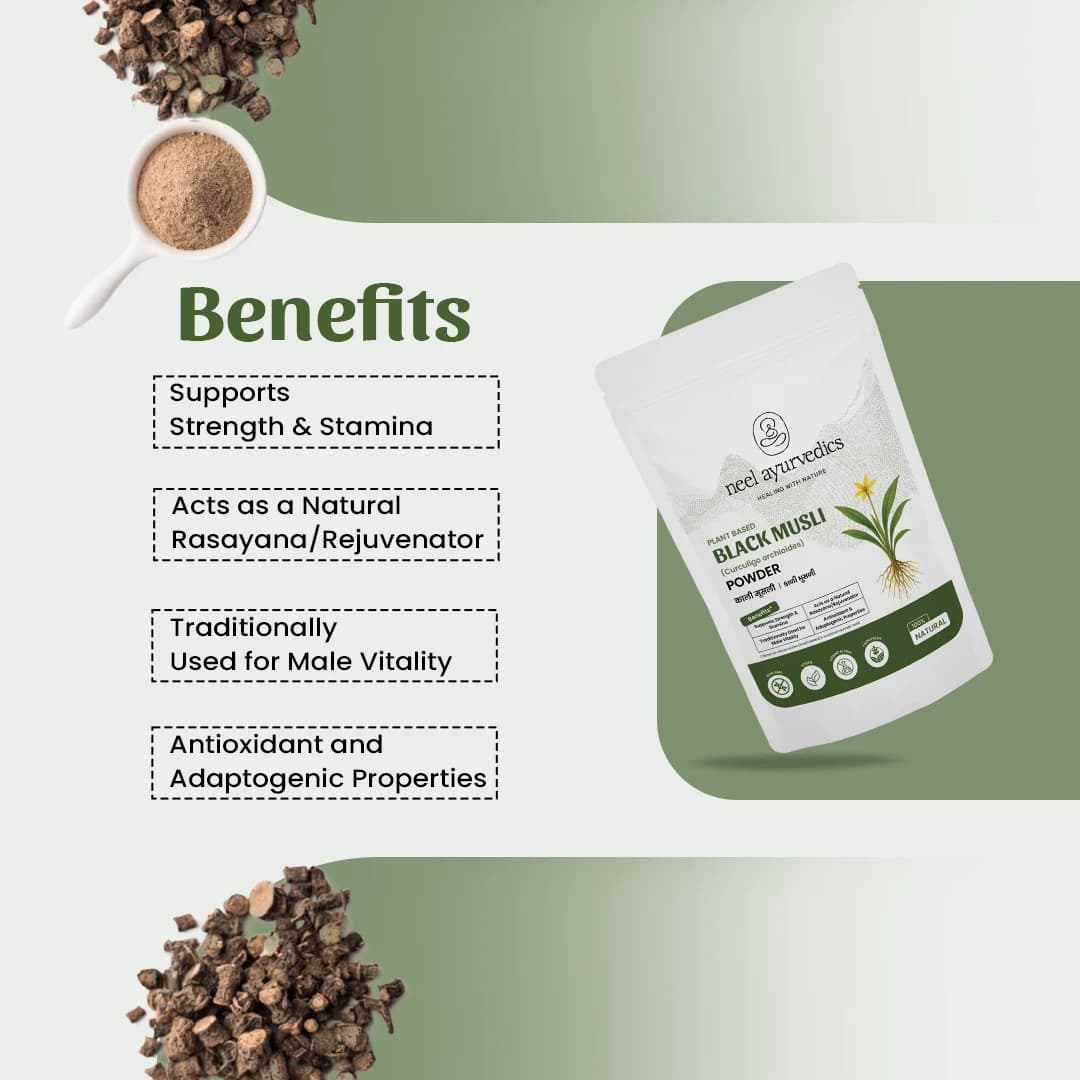 3 Black Musli Powder Benefits