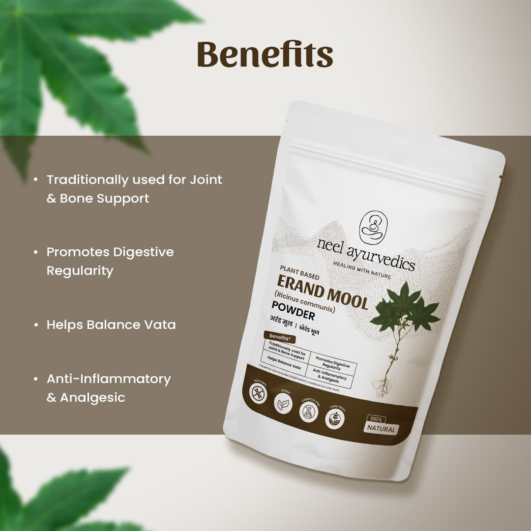 3 Erand Mool Powder Benefits