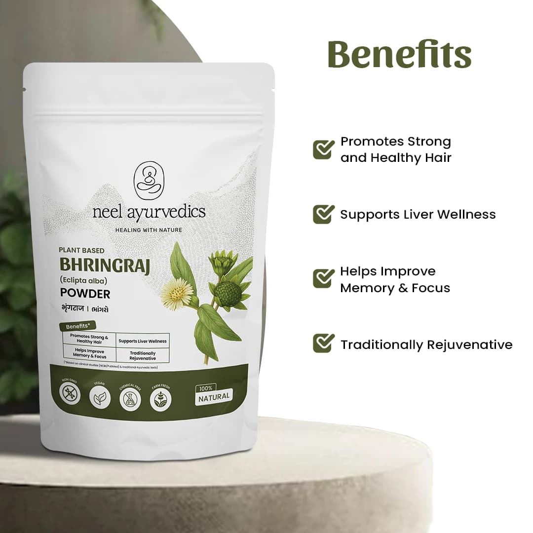 3 bhringraj powder benefits