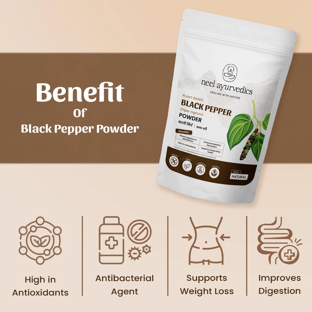 3 black pepper powder benefits