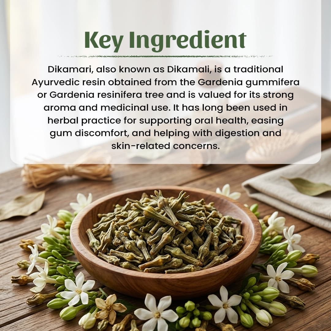 4 Dikamari Powder Ingradient