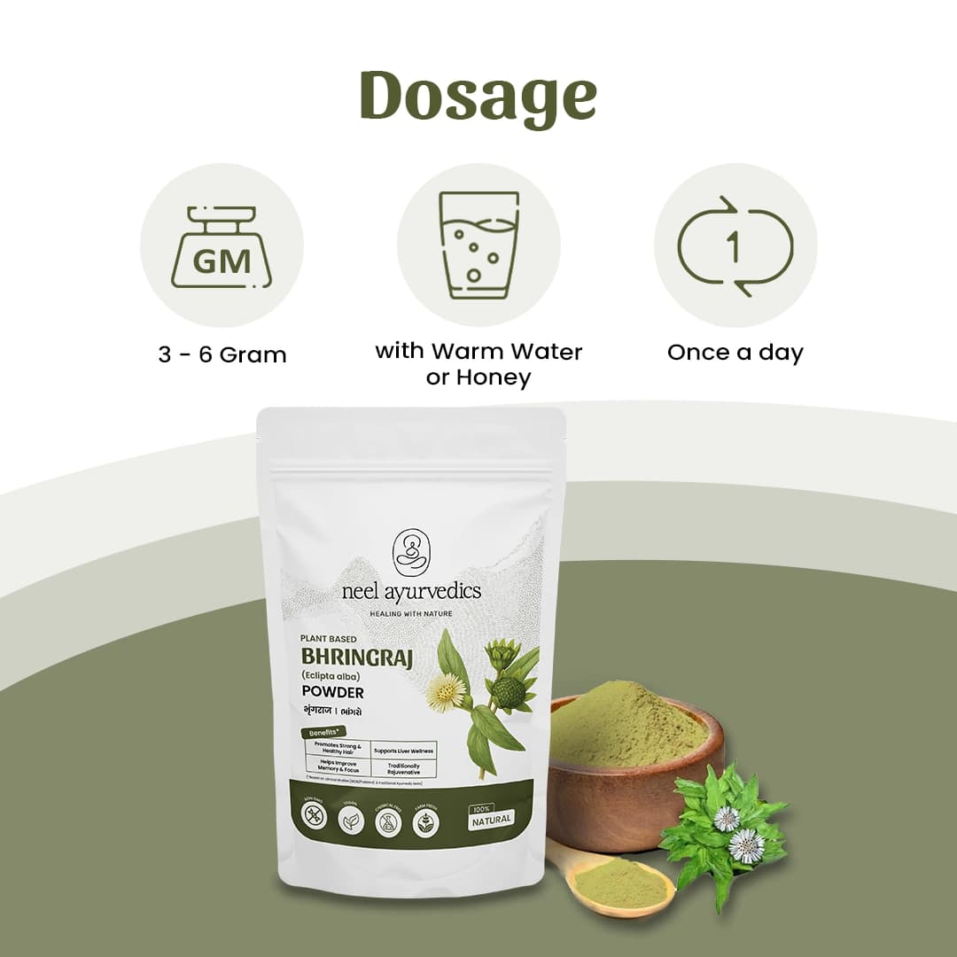 5 bhringraj powder dosage
