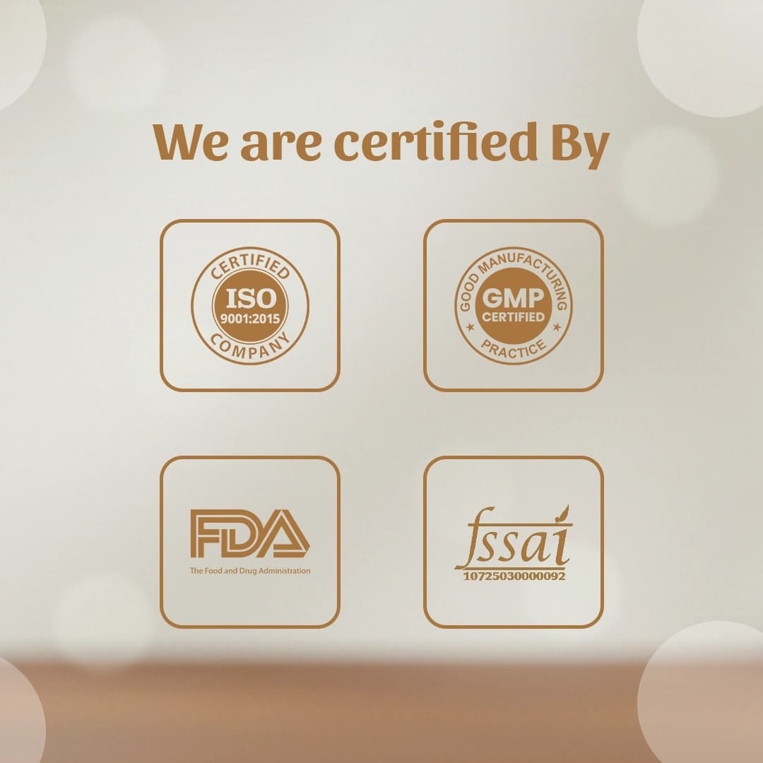 6 Amba Haldi We are certified By