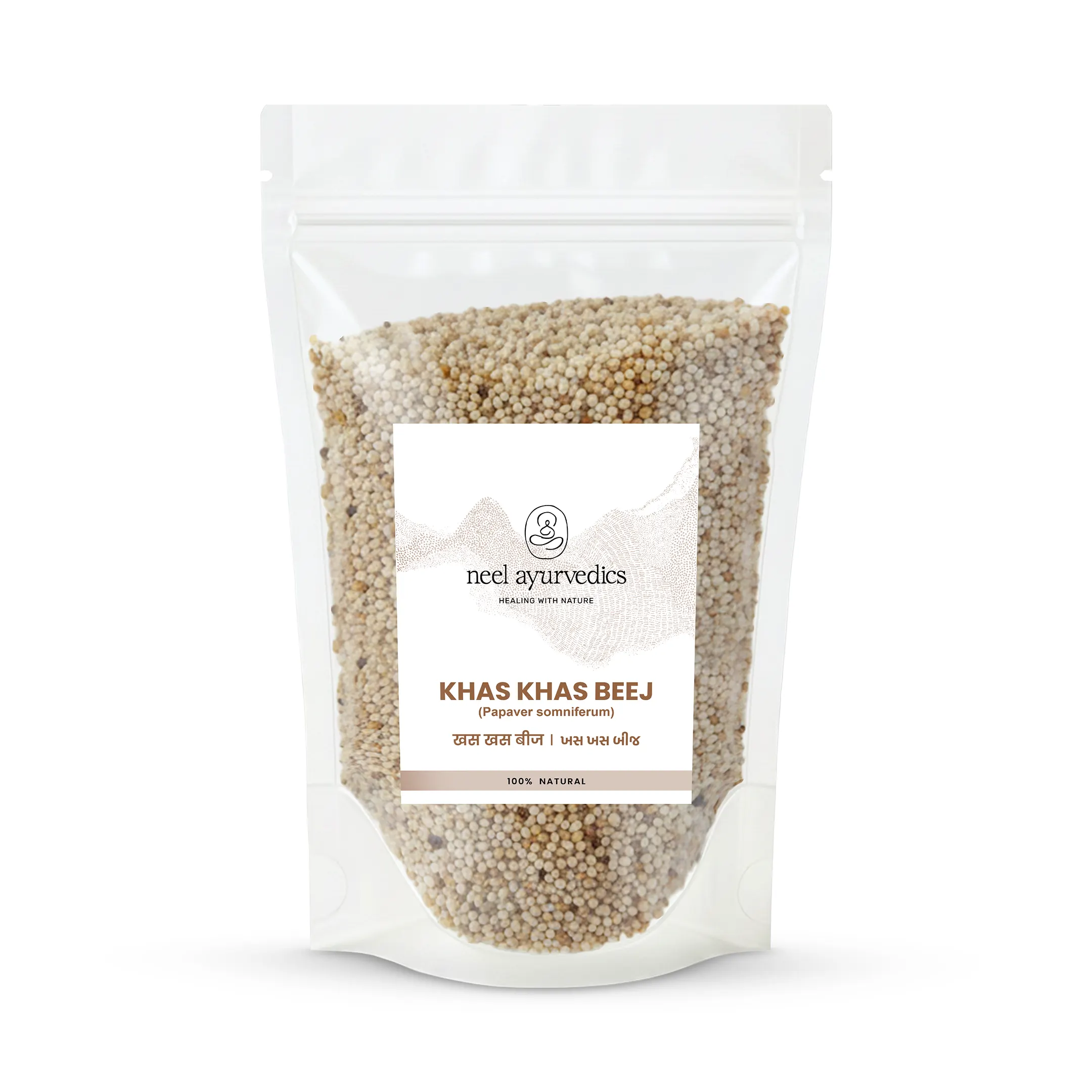Neel Ayurvedics Khas Khas Beej | Semi di Papavero | Papaver Somniferum - 100 GM