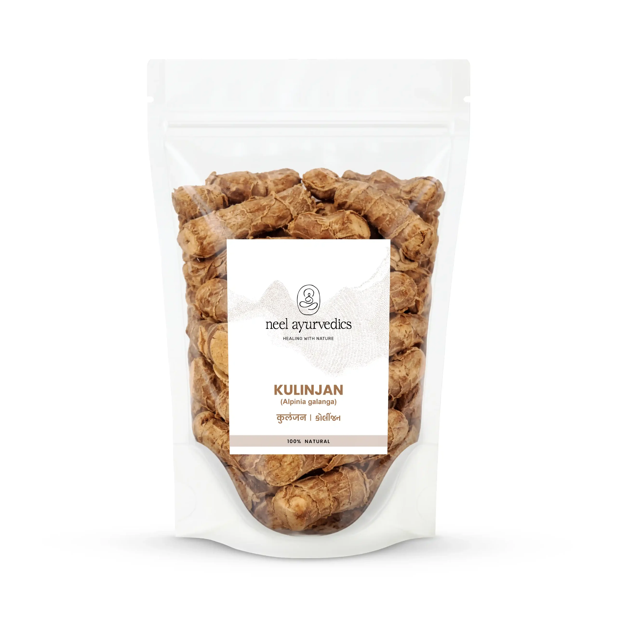 Neel Ayurvedics Kulinjan | Radice di Galanga | Alpinia Galanga Wild | Tonico digestivo - 250 GM