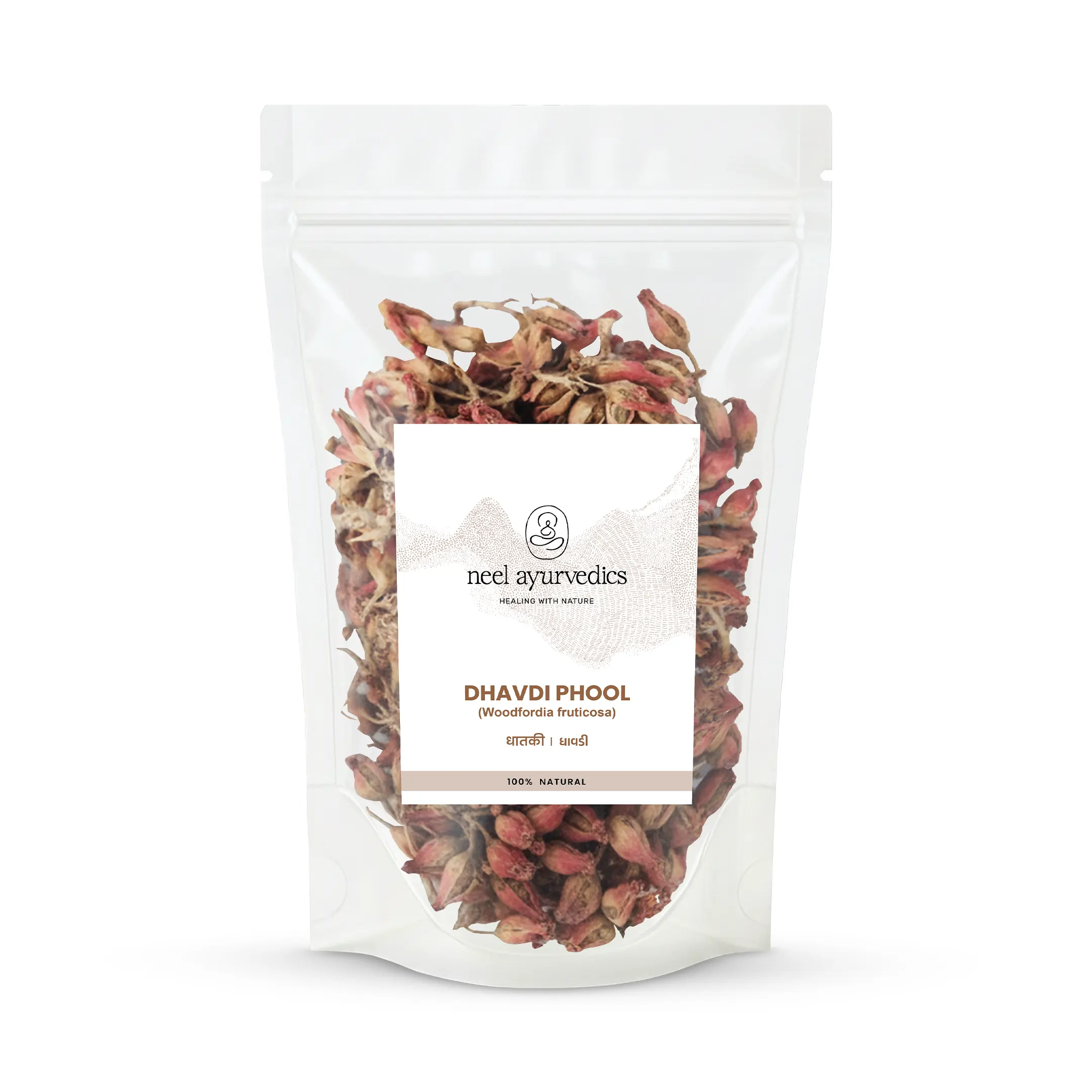 Neel Ayurvedics Dhataki | Fiore di Dhavdi | Woodfordia fruticosa - 250 GM