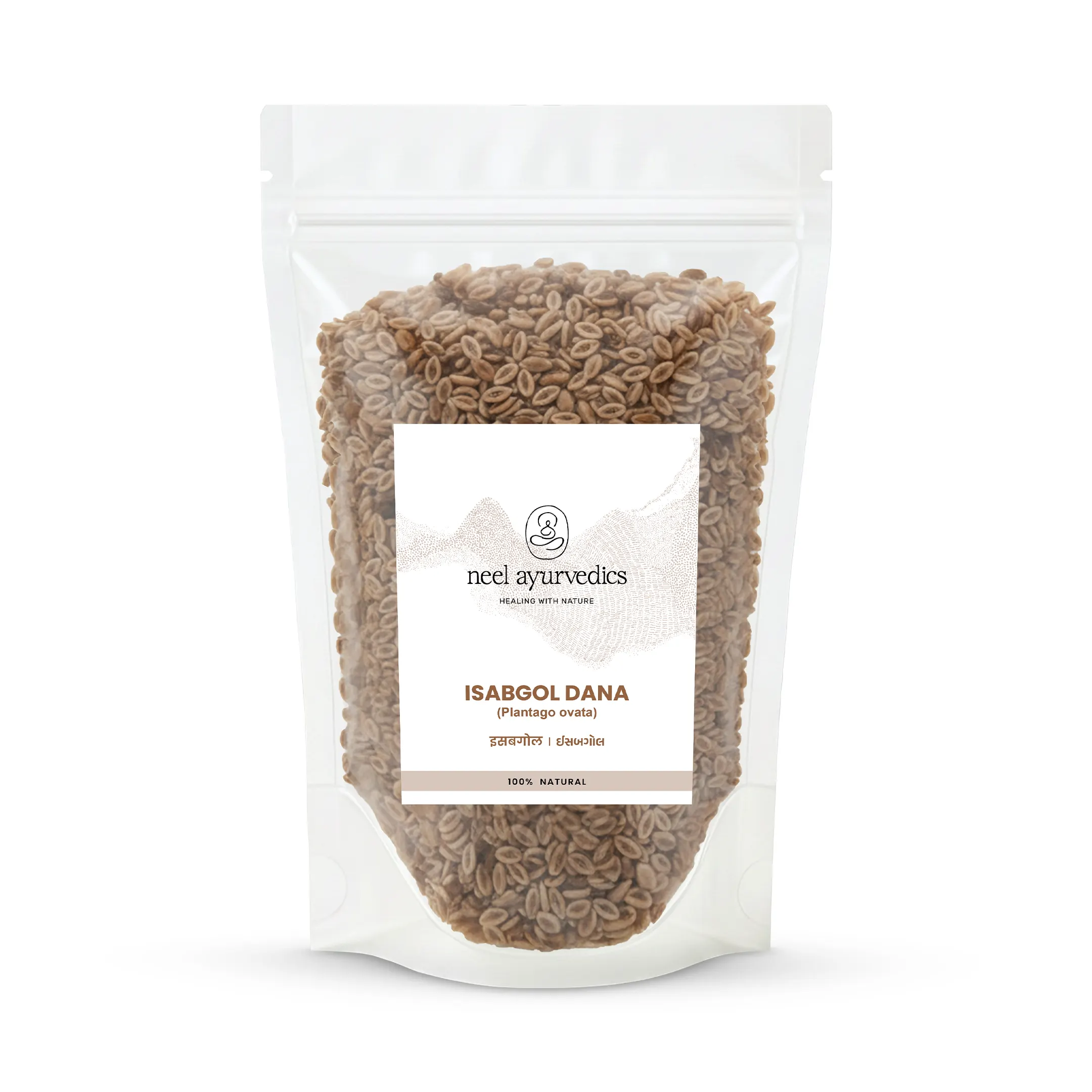 Neel Ayurvedics Isabgol Dana | Semi di Psyllium | Semi di Plantago ovata | Per intestino sano - 250 GM