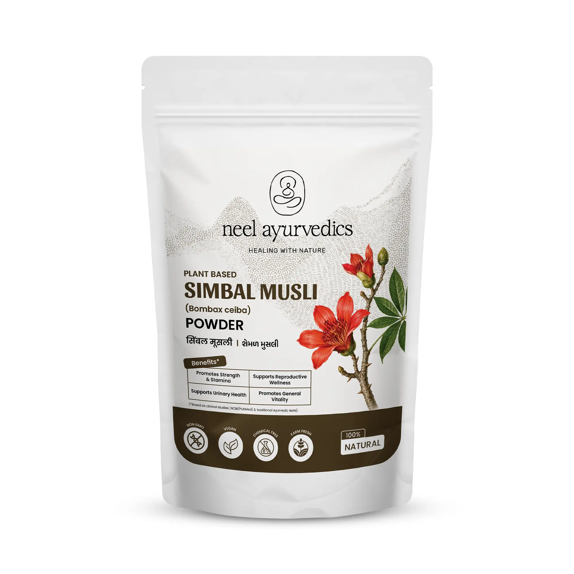 Neel Ayurvedics Simbal Musli in polvere - 250 GM