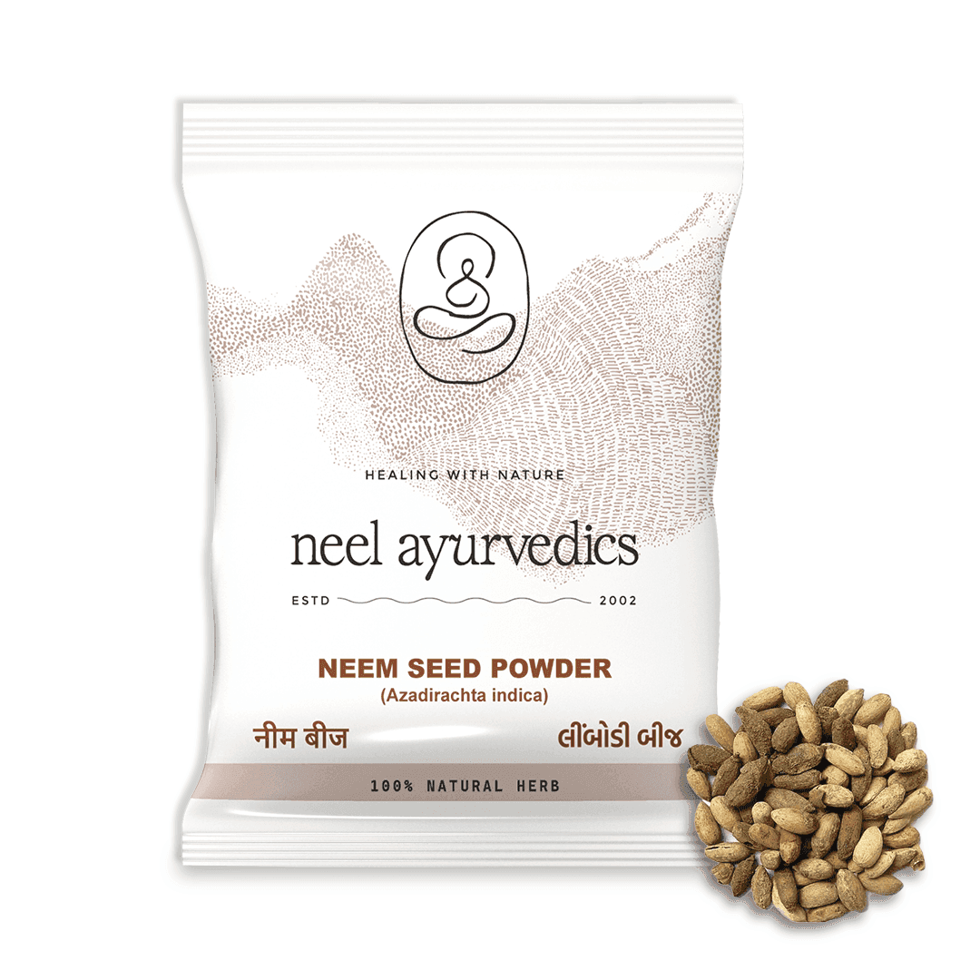 Neel Ayurvedics Limda Beej (Azadirachta indica) in polvere - 100 GM