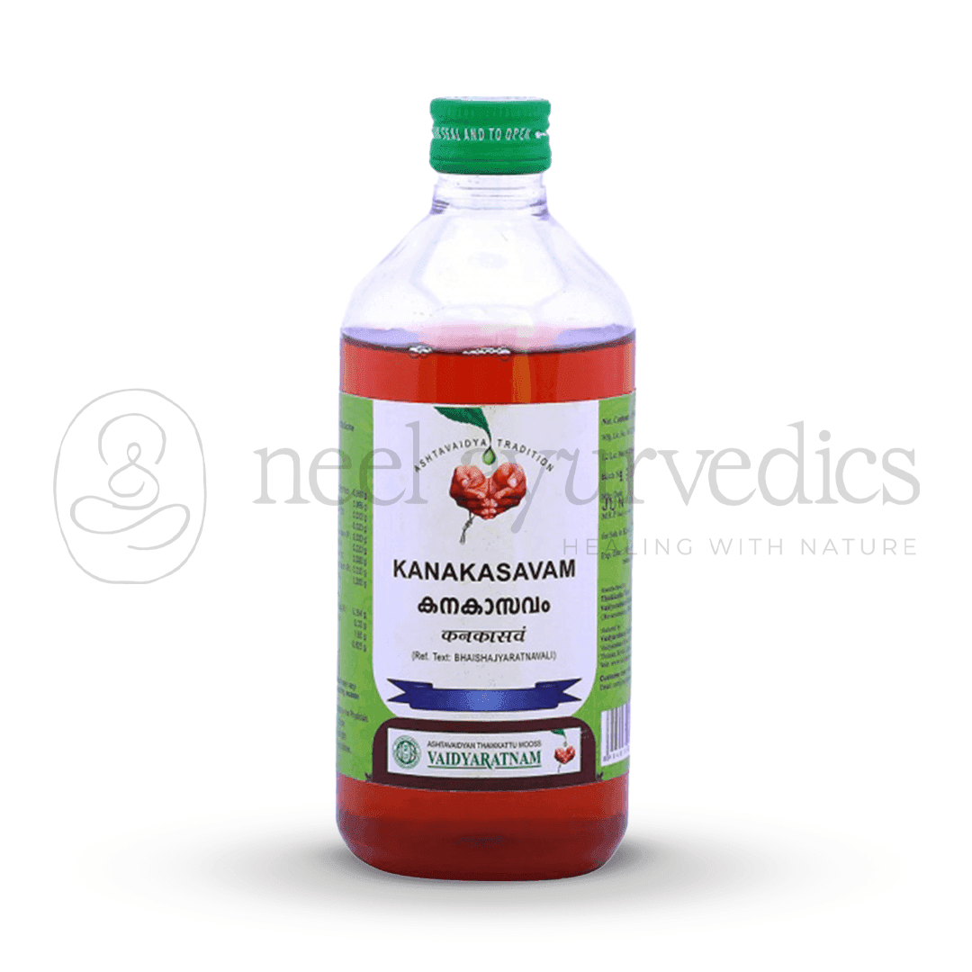 Vaidyaratnam Kanakasavam - 450 ML