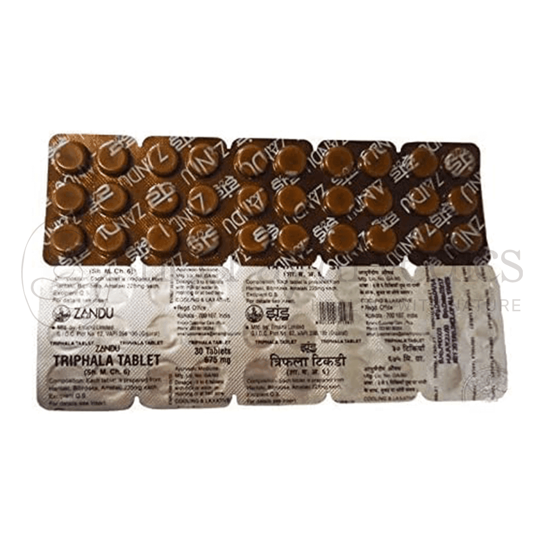 Zandu Compressa Triphala - 30 Tab