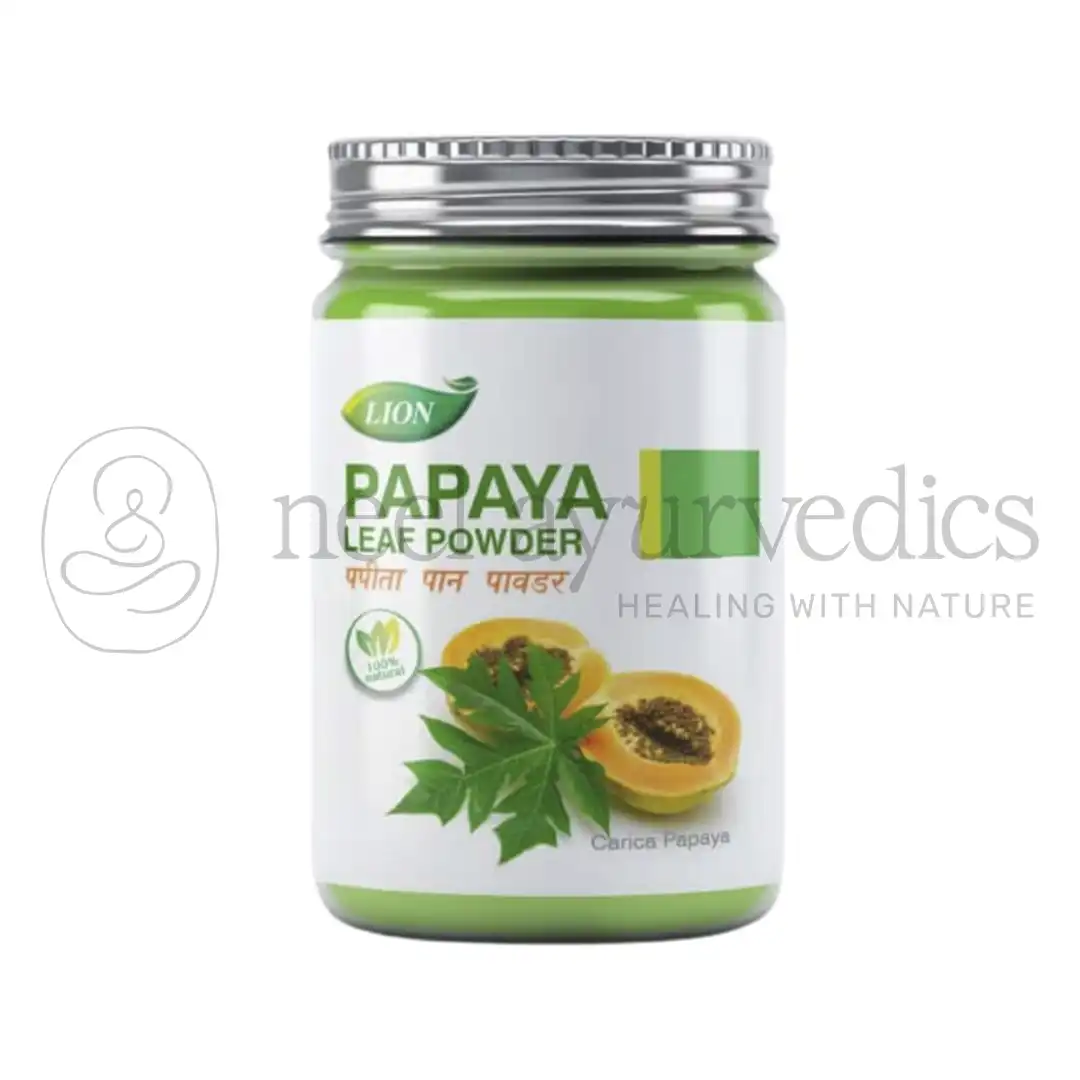 Lion Polvere di Foglia di Papaya - 100 GM
