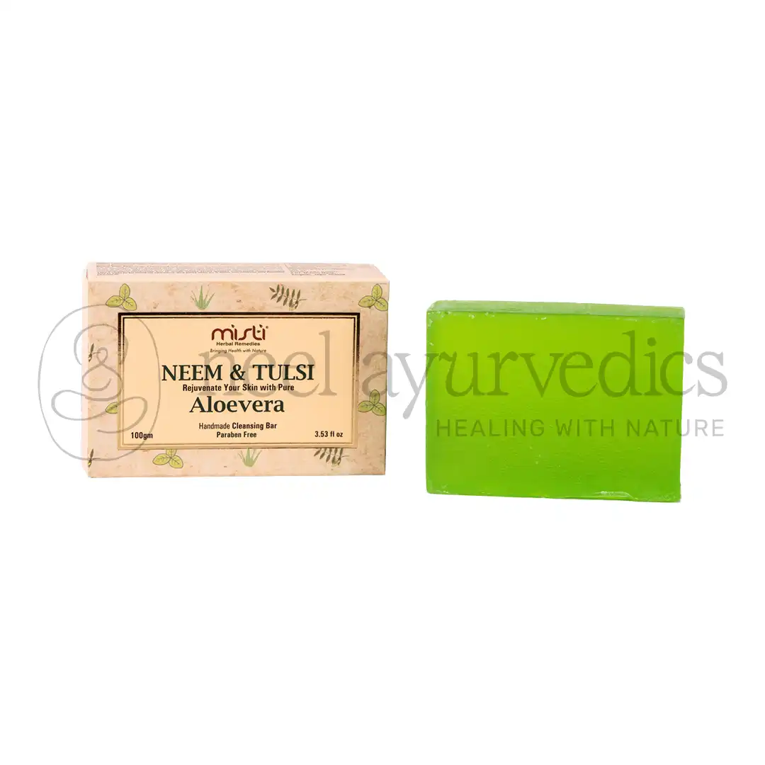 Misti Sapone Neem, Tulsi e Aloe Vera - 100 GM