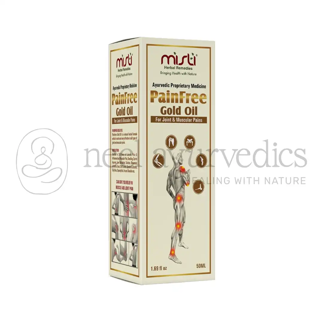 Misti Olio Antidolorifico Oro (Painfree) - 50 ML