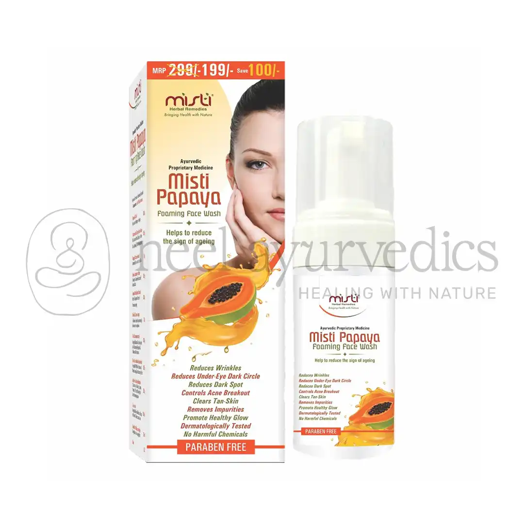 Misti Detergente Schiumogeno al Papaya per il Viso - 100 ML