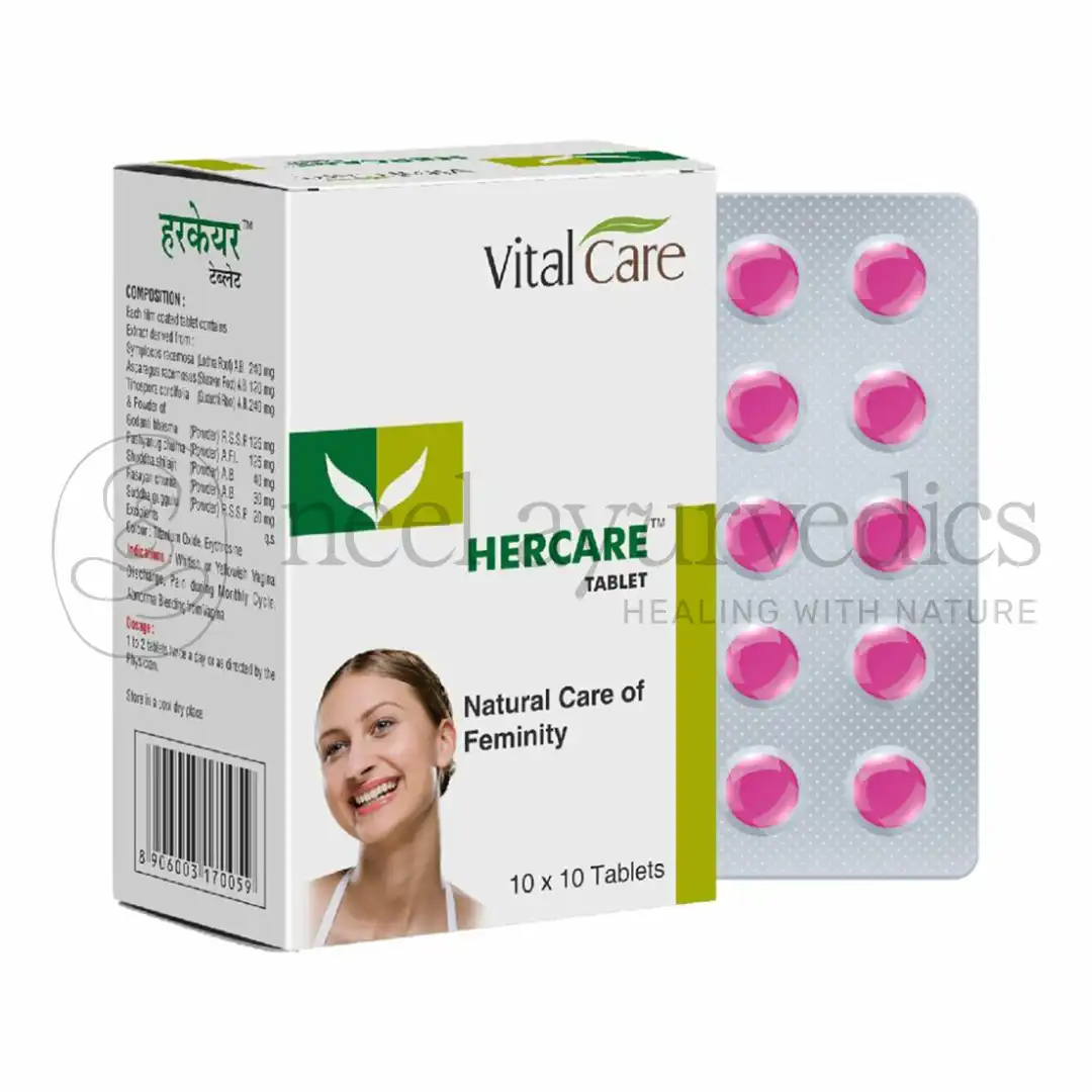 Vital Care Compressa Hercare - 100 Tab