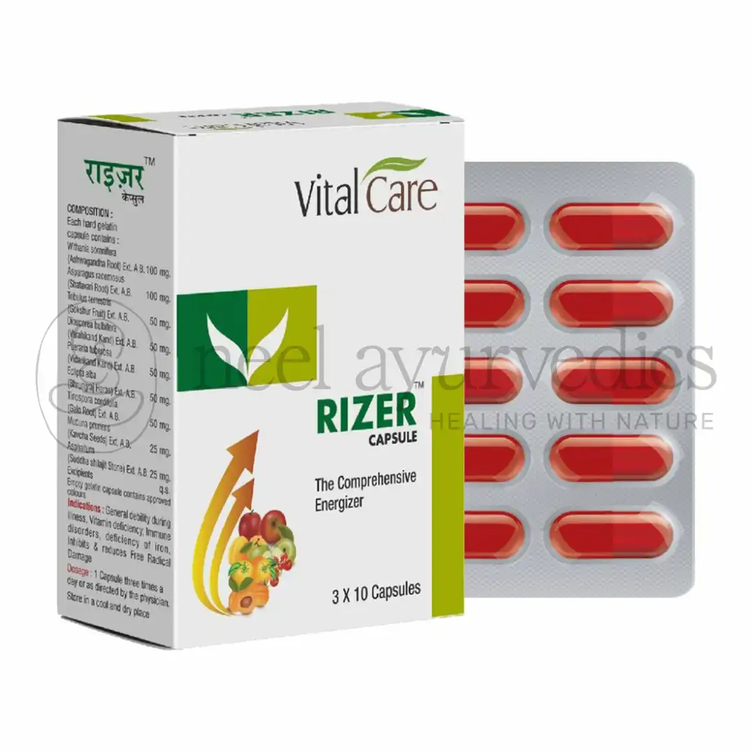 Vital Care Capsula Rizer - 30 Caps
