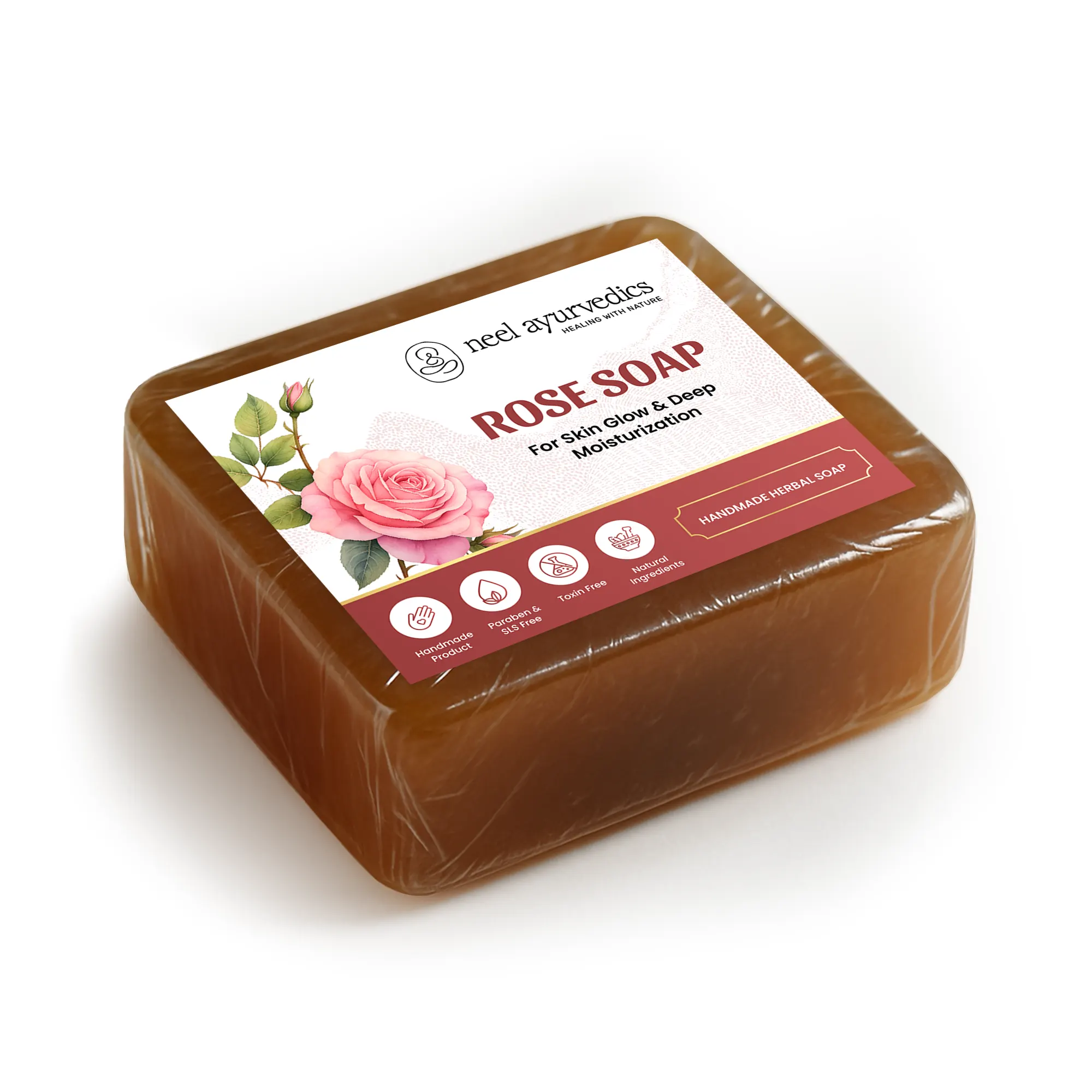 Neel Ayurvedics Sapone alla rosa