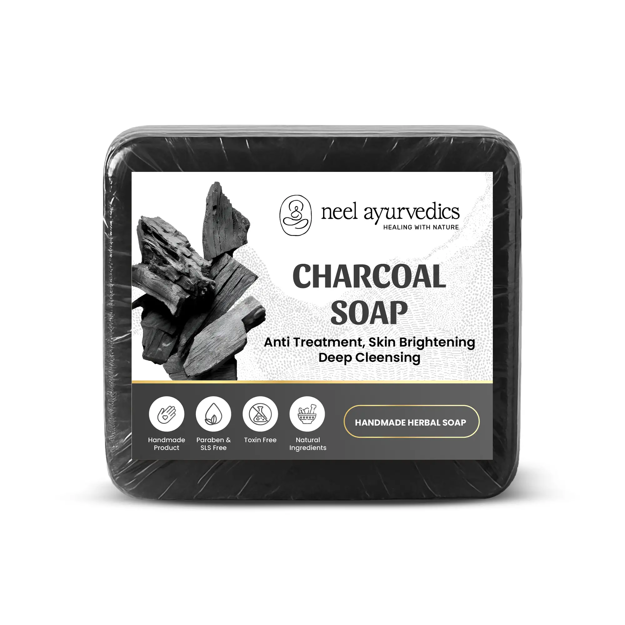 Neel Ayurvedics Sapone al carbone