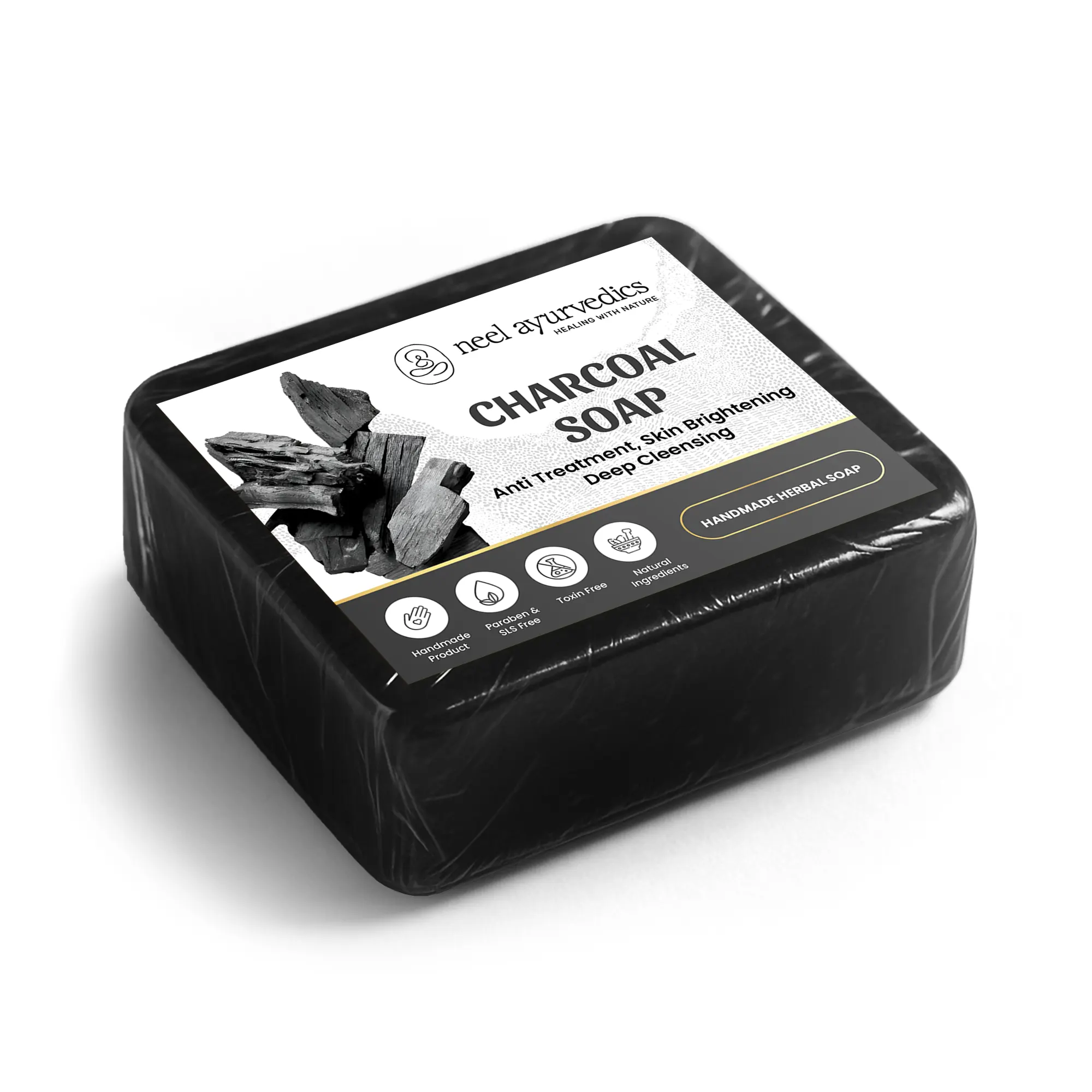 Neel Ayurvedics Sapone al carbone