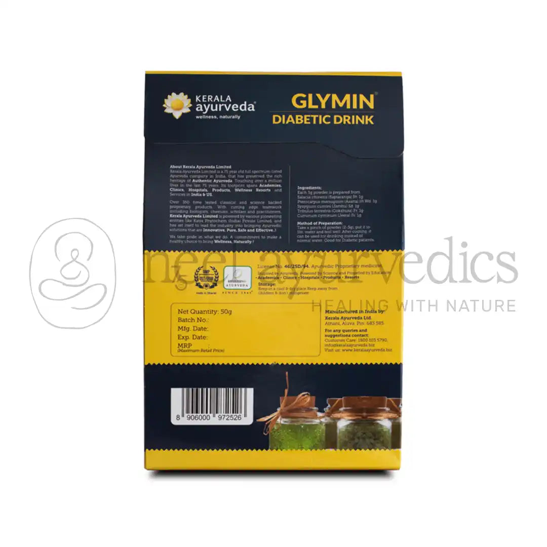 Kerala Ayurveda Glymin Bevanda diabetica - 50 Gm