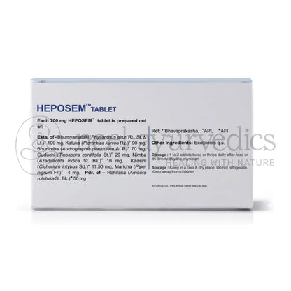 Kerala Ayurveda Heposem Tablet - 100 compresse