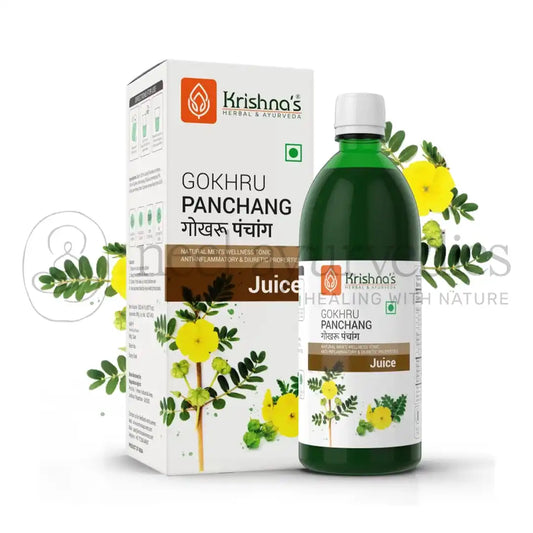 Krishna's  Herbal And Ayurveda Gokhru Panchang Juice - 1000 ML