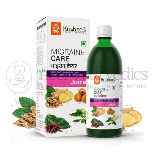 Krishna's  Herbal And Ayurveda Migraine Care Juice - 1000 ML