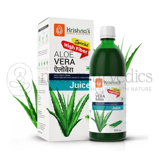 Krishna's  Herbal And Ayurveda Premium Aloe Vera High Fiber Juice - 1000 ML