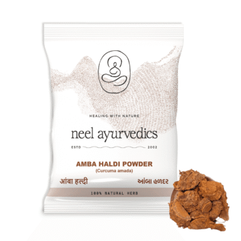Neel Ayurvedics Amba Haldi |  Kasturi Haldi |  Curcuma Amada | Curcuma selvatica in polvere