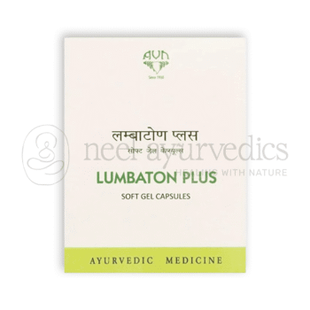 Avn Ayurveda Capsule Soft Gel Lumbaton Plus - 60 Caps