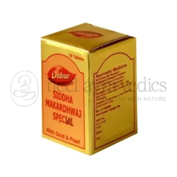 Dabur Siddha Makardhawaj (con oro) - 10 Tab