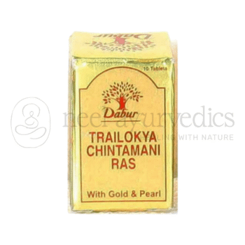 Dabur Ras di Trailokya Chintamani (Gold) - 10 Tab