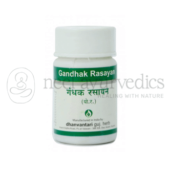 Dhanvantari Gandhak Rasayan Compresse/Grammi - 60 Tab