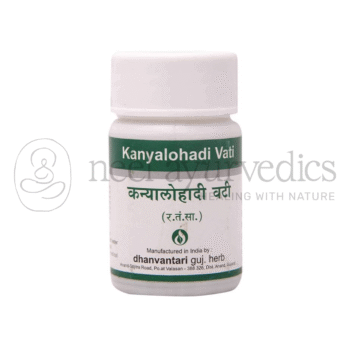Dhanvantari Kanyalohadi Vati Compresse/Grammi - 60 Tab