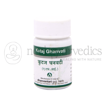 Dhanvantari Kutaj Ghanvati Compresse/Grammi - 60 Tab