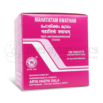 Kottakkal Arya Vaidya Sala Mahatiktam Kwatham (Tablet) ? 100 Tabs