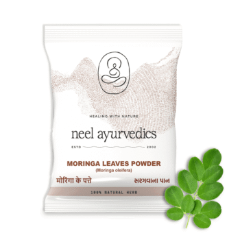 Neel Ayurvedics Foglie di Moringa (Sargava / Moringa oleifera) in polvere - Per la digestione | Cura delle articolazioni - 100 GM