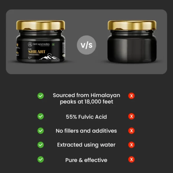 Neel Ayurvedics Resina Shilajit