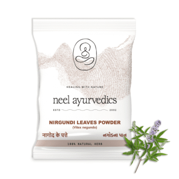 Neel Ayurvedics Foglie di Nirgundi / Nagod Pan / Nepalo in polvere - 100 GM