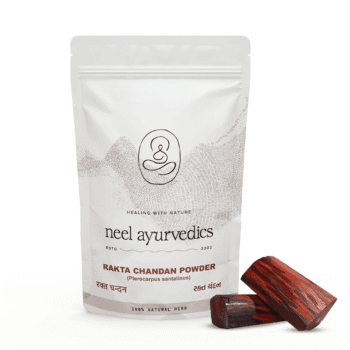 Neel Ayurvedics Sandalo Rosso / Rakta Chandan in polvere - 100 GM