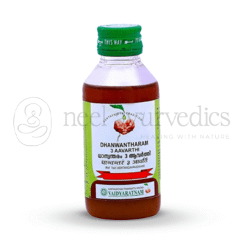 Vaidyaratnam Dhanwantharam 3 Aavarthi - 100 ML
