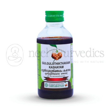 Vaidyaratnam Gulguluthikthakam Kashayam - 200 ML