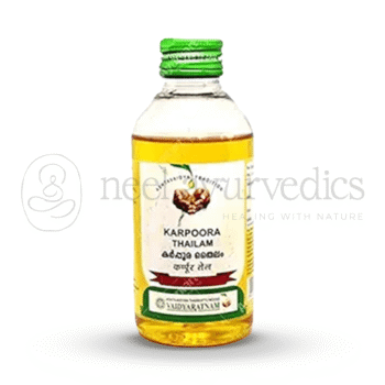 Vaidyaratnam Karpoora Thailam - 200 ML