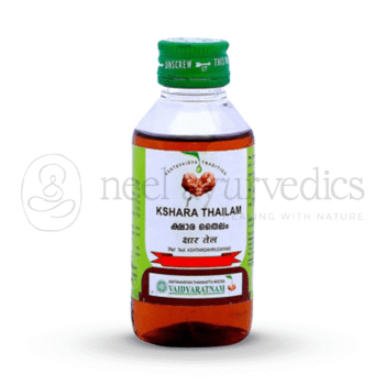 Vaidyaratnam Kshara Thailam - 100 ML